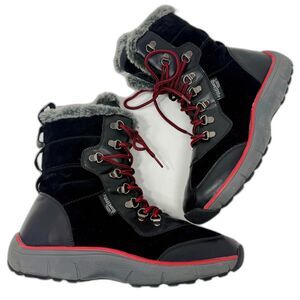 Aquatherm By Santana Canada Faux Fur Lined Waterproof Black Boot 10M